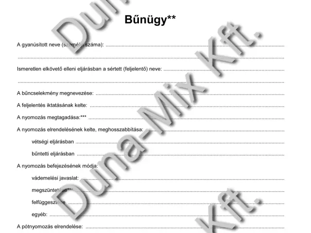 Bűnügy iratborító